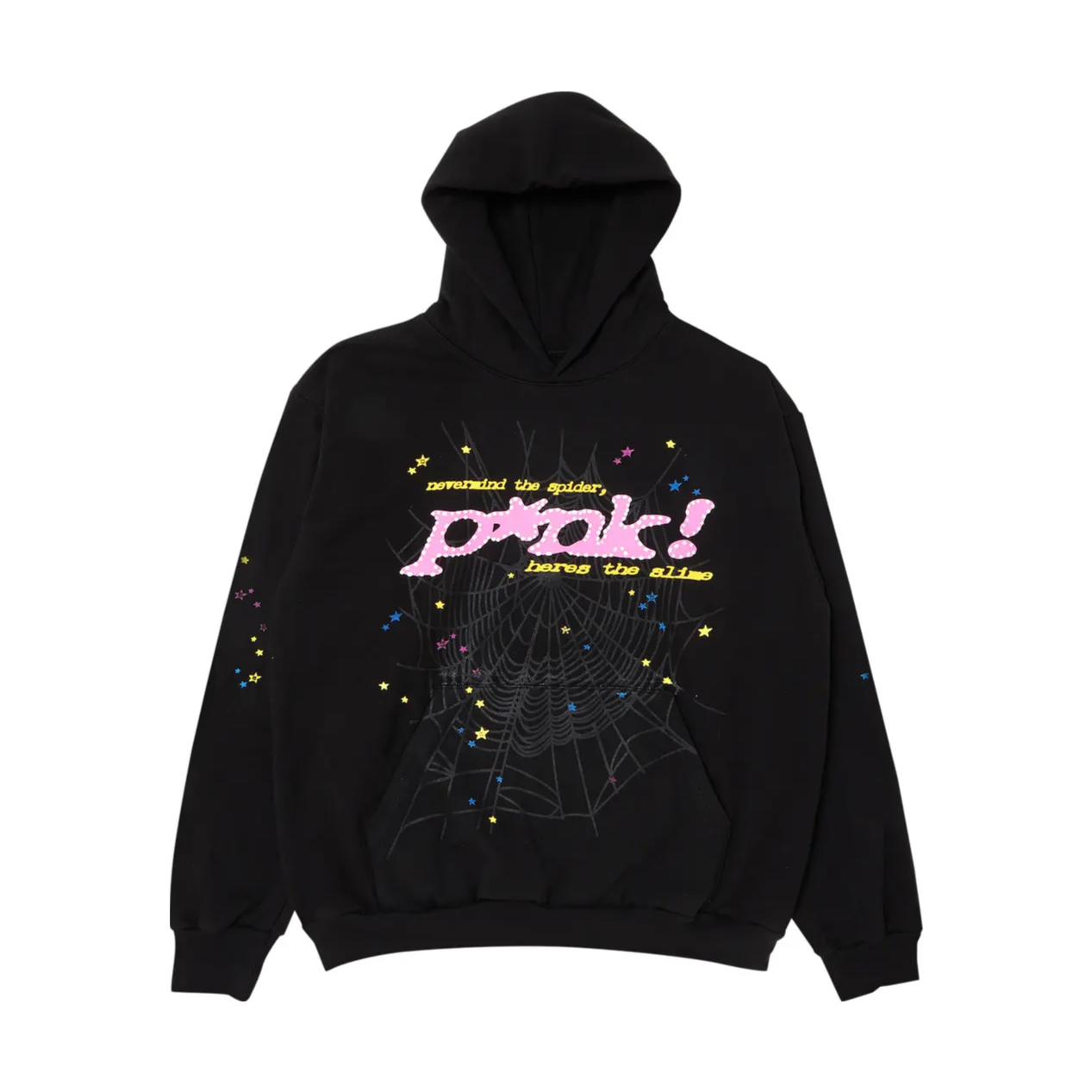 Sp5der P*nk Hoodie 'Black'