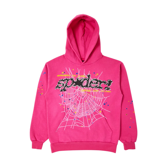 Sp5der P*nk V2 Hoodie 'Pink'