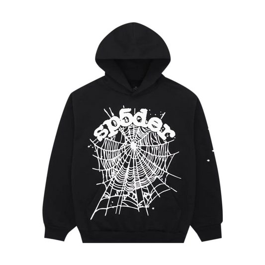 Sp5der OG Web Hoodie 'Black'