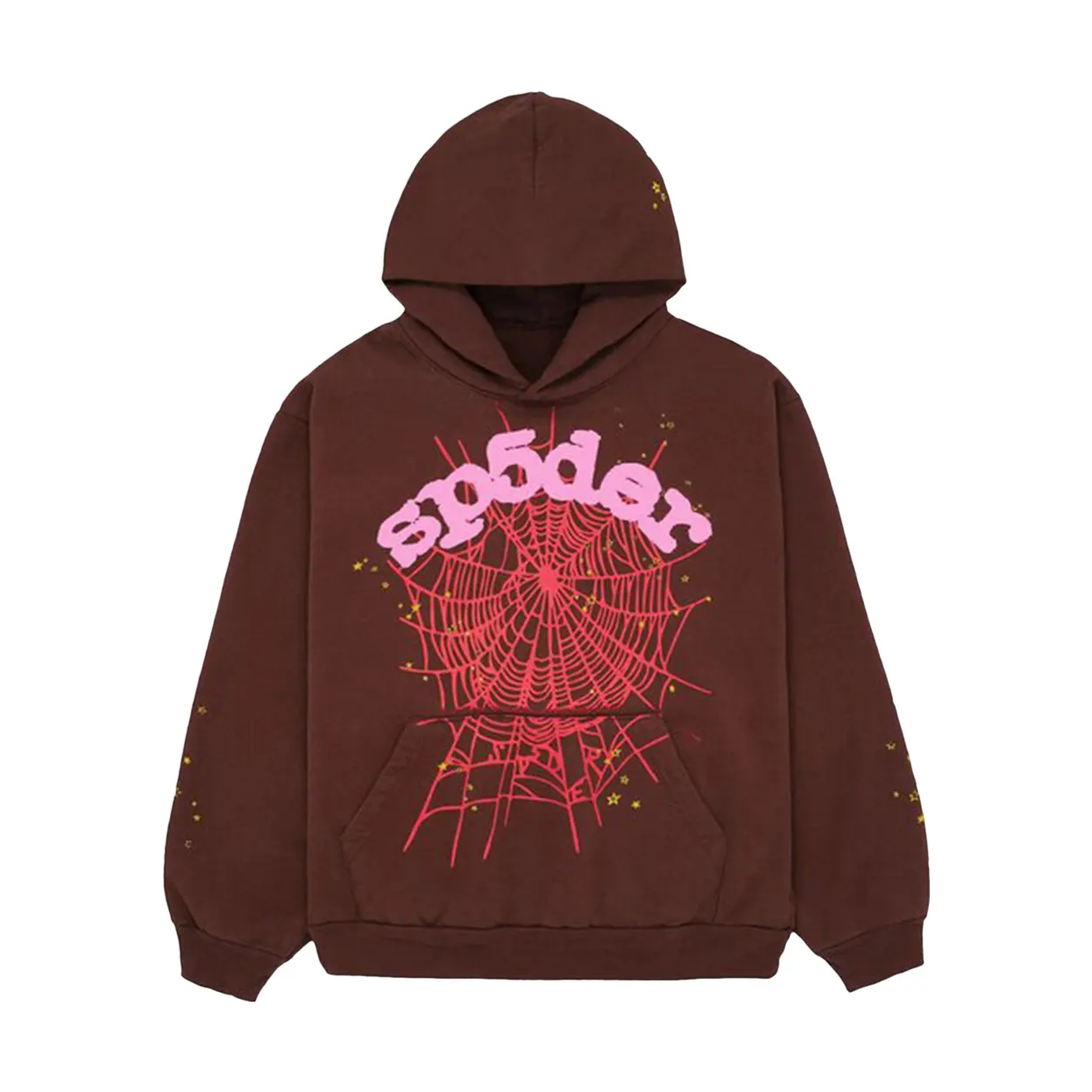 Sp5der Web Hoodie 'Brown'