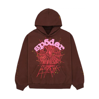 Sp5der Web Hoodie 'Brown'