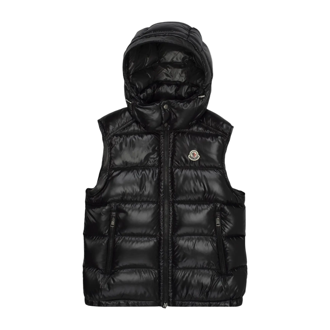 Moncler Bormes Shiny Puffer Vest 'Black'