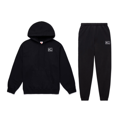 Nike x Stussy Black Hoodie & Joggers Set