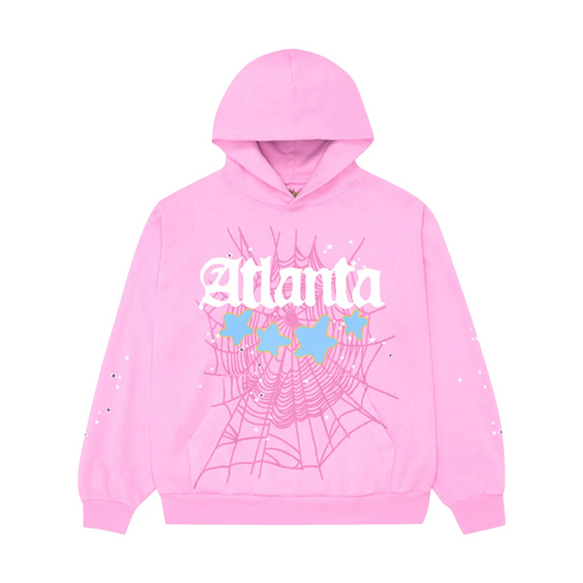 Sp5der Atlanta Hoodie 'Pink'
