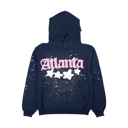 Sp5der Atlanta Hoodie 'Navy'