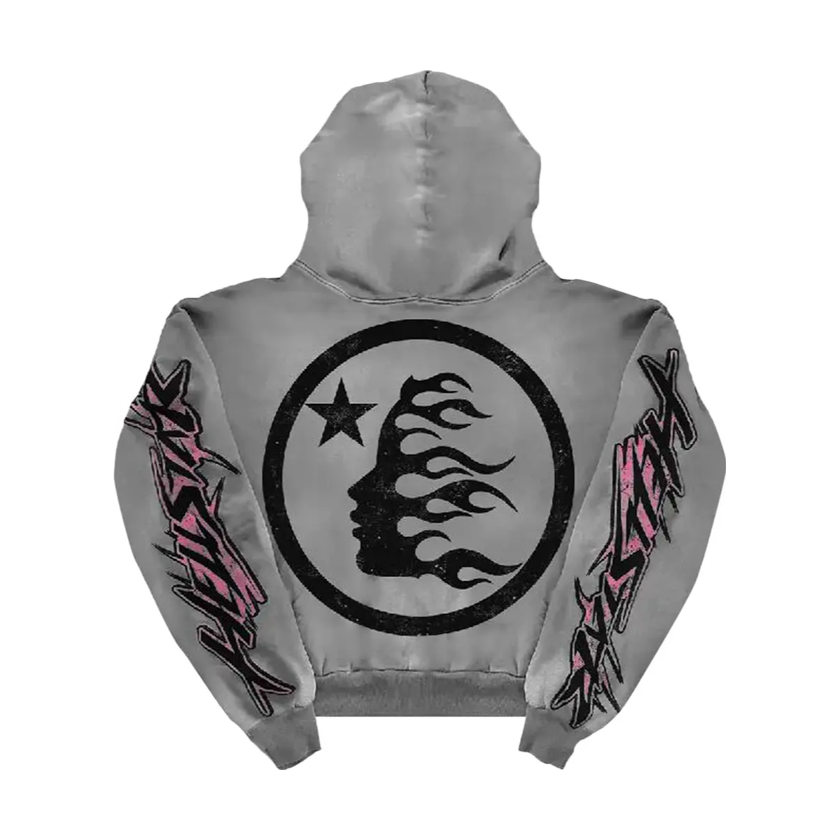 Hellstar Future Flame Hoodie 'Grey'