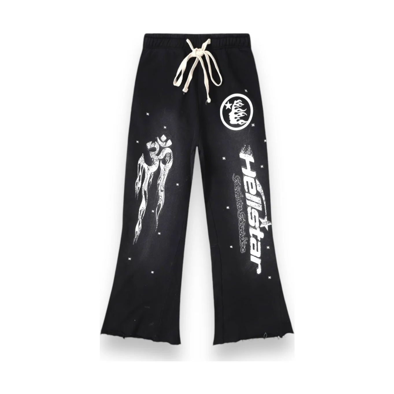 HELLSTAR Racer Flare Sweatpants Black