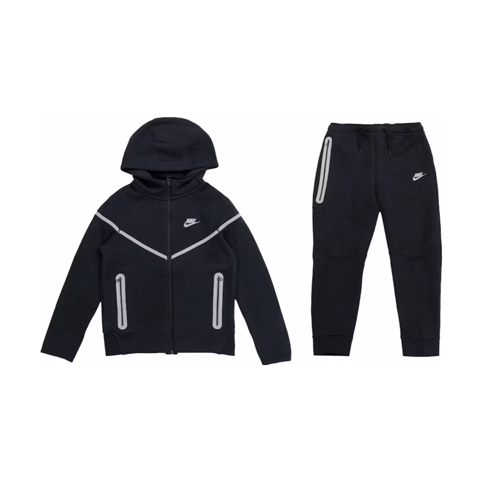 Nike Sportswear Tech Fleece Full Zip Hoodie & Joggers Reflective Set