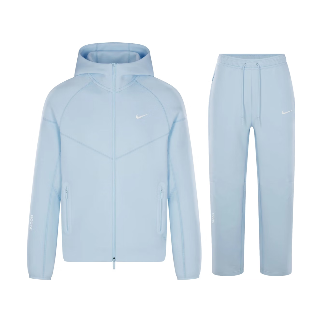 Nike x NOCTA Baby Blue Tech Fleece Hoodie & Joggers Set
