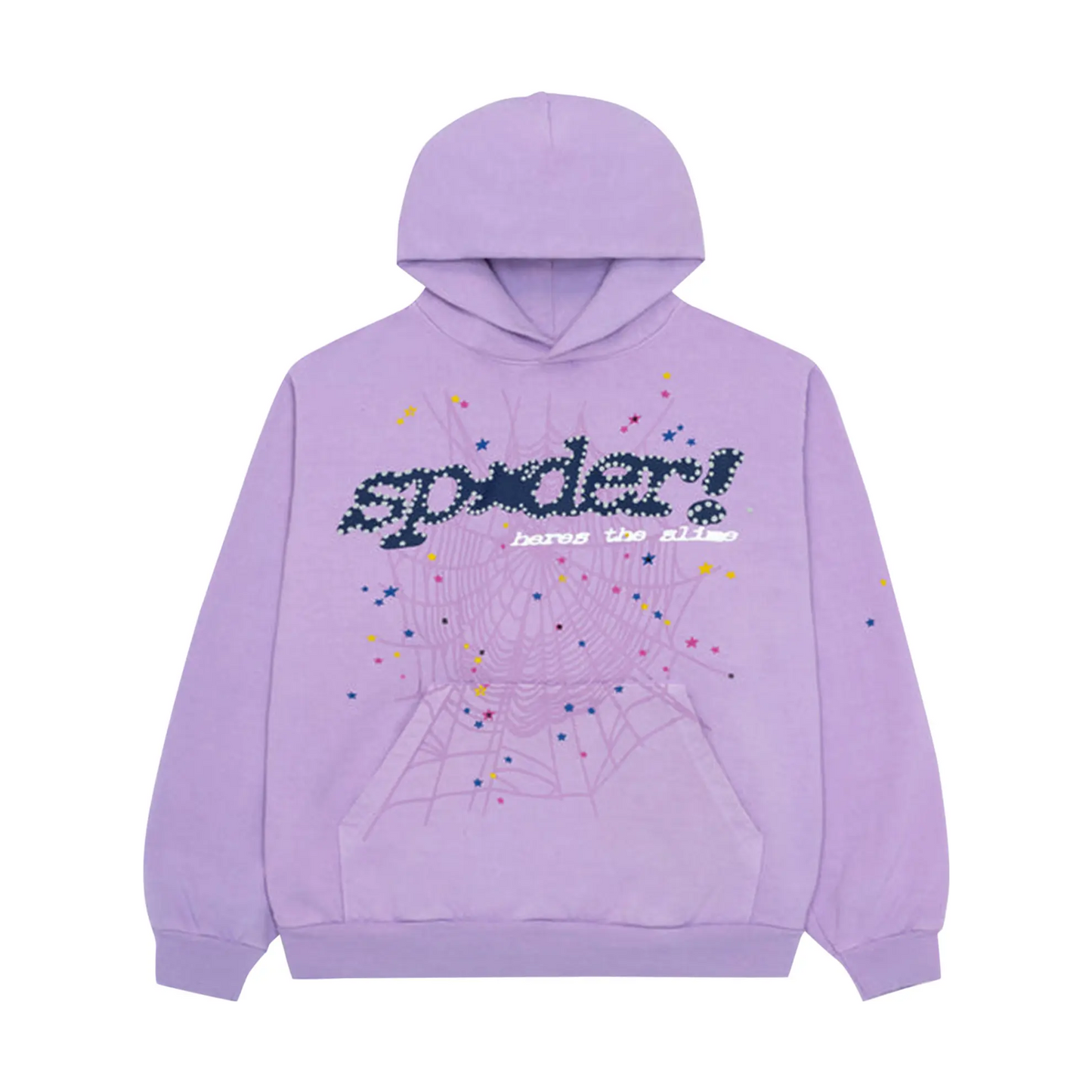 Sp5der Açaí Hoodie 'Purple'